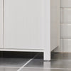 SoBuy Mobile Sublavabo Υπουργικό Συμβούλιο για Νεροκομείο Λευκό Μπάνιο 60x34x65.5cm BZR101-W