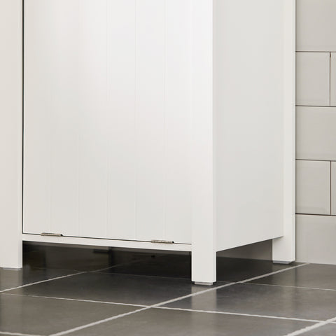 SoBuy Κινητό μπάνιο στη στήλη Υψηλό μπάνιο με Poad Store Poetable μπάνιο μπάνιο μπάνιο Λευκό Στενό 45x35x171cm BZR102-W