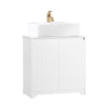 SoBuy Mobile Sublavabo Bath Cabinet Base για νεροχύτη με 2 λευκές πόρτες 60x30x60cm BZR108-W