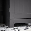 SoBuy Υπουργικό συμβούλιο μπάνιο με 2 L60*P30*A60 cm, BZR18-III-DG