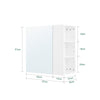 SoBuy Τοίχο με καθρέφτη 80x13x70cm BZR177-N (αντίγραφο)