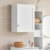 SoBuy Τοίχο τοίχου ή κουζίνα μπάνιου L40*P23*A52 cm, White BZR19-W