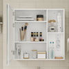 SoBuy BZR239-E-W Armadio specchio bagno con LED (immagine 7/12)