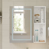 SoBuy BZR239-E-W Armadio specchio bagno con LED (immagine 9/12)
