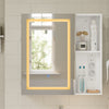 SoBuy BZR239-E-W Armadio specchio bagno con LED (immagine 12/12)