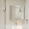 SoBuy BZR239-E-W Armadio specchio bagno con LED (immagine 2/12)