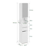 SoBuy BZR240-E-W Mobile Alto Bagno Salvaspazio A Colonna (immagine 3/12)