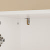 SoBuy BZR241-E-W Mobile Colonna Bagno con 3 Ante e Cassetto, Presa Elettrica, Bianco - immagine 4/12