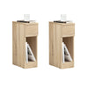 SoBuy Σετ 2 SoBuy Πίνακες κρεβατιών 20x60x35 Φυσικό CM FBT111-NX2