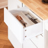 SoBuy Credenza με τροχούς 105x46x92 cm fkw126-ww (αντίγραφο)