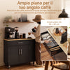 Προ-αλάτι SoBuy FKW133-WN Kitchen Island με ρόδες – Τρόλεϊ κουζίνας που εξοικονομεί χώρο με συρτάρι και ρυθμιζόμενο ράφι – Ντουλάπα κουζίνας με πάγκο εργασίας, για τραπεζαρία ή για χερσόνησο κουζίνας, Λευκό 99x40x85 cm