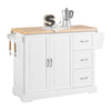 SoBuy Sideboard with rubber top 130x71x91cm FKW41-WN