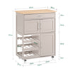SoBuy Carrello cucina grigia con ruote 67x38x87cm FKW45-HG (Copy)
