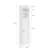 SoBuy Space-saving paper roll holder 23x20x100cm FRG177-W