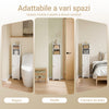 SoBuy Space-saving paper roll holder 23x20x100cm FRG177-W