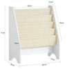 SoBuy Bookcase Box στα ράφια της γης για περιοδικά 4 FRG225-W διαμερίσματα