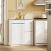 SoBuy FSB111-WN Mobile da Cucina Salvaspazio con 3 Cassetti e Ante Ribaltabili (immagine 2/12)