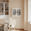 SoBuy FSB114-E-W Pensile Sospeso con Ante in Vetro, Ripiani Regolabili, Bianco - immagine 12/12
