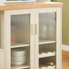 SoBuy Buffet Credenza με 2 πόρτες σε κινητά κουζίνα κινητό κινητό φούρνο μικροκυμάτων 120x40x90cm FSB81-MI