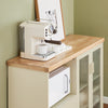 SoBuy Buffet Credenza με 2 πόρτες σε κινητά κουζίνα κινητό κινητό φούρνο μικροκυμάτων 120x40x90cm FSB81-MI