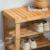 SoBuy Επιβίβαση, μπότα εισόδου, L50*P29*A45 cm, FSR02-K-N BAMBOO