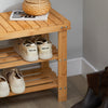 SoBuy Επιβίβαση, μπότα εισόδου, L50*P29*A45 cm, FSR02-K-N BAMBOO