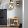 SoBuy Επιβίβαση, μπότα εισόδου, L50*P29*A45 cm, FSR02-K-N BAMBOO