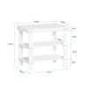 SoBuy Πόρτα, ράφι παπουτσιών εισόδου, L50*P29*A45 cm, λευκό, FSR02-K-W-W