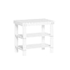 SoBuy Πόρτα, ράφι παπουτσιών εισόδου, L50*P29*A45 cm, λευκό, FSR02-K-W-W