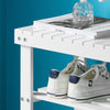 SoBuy Πόρτα, ράφι παπουτσιών εισόδου, L50*P29*A45 cm, λευκό, FSR02-K-W-W