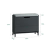 SoBuy Rack παπουτσιών πάγκου 60x24x52 cm fsr151-k-hg (αντίγραφο)