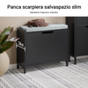 SoBuy Rack παπουτσιών πάγκου 60x24x52 cm fsr151-k-hg (αντίγραφο)
