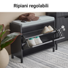 SoBuy Rack παπουτσιών πάγκου 60x24x52 cm fsr151-k-hg (αντίγραφο)