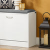 SoBuy Ράφι παπουτσιών Cassapanca με L60*P24*A47 cm FSR16-K-W