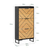 Ράφι παπουτσιών με συρτάρι 80x25x108cm fsr89-sch (αντίγραφο)