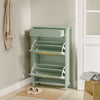 SoBuy FSR223-GR Scarpiera Salvaspazio 2 Ante con Cassetto (immagine 5/12)