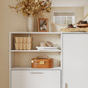 SoBuy FSR230-W Scarpiera Slim con Ante Ribaltabili, 8 Ripiani, Bianco - immagine 5/12
