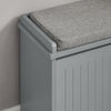 SoBuy Scarp με μαξιλάρι πτερυγίων και παπουτσιών, 62x46x26 cm fsr98-hg