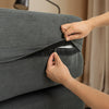 SoBuy FST101-DG Divano Letto 2 Posti con Materasso in Spugna, Grigio Scuro - immagine 8/12
