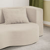 SoBuy FST101-MI Divano Letto 2 Posti in Velluto a Coste, Beige - immagine 6/12