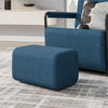 SoBuy FST99-B Poltrona Relax Design con Pouf Poggiapiedi (immagine 6/12)