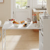 SoBuy FWT115-W Isola da cucina bianca con piano ribaltabile (immagine 7/12)