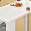 SoBuy BIC Counter Tall Table από Bar Penisola White Kitchen με FWT17-W ράφια
