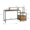 SoBuy Γραφείο 120x50x81cm fwt79-pf (αντίγραφο)
