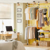 SoBuy Ντουλάπα ντουλάπα ντουλάπα, ύψος και μήκος ρυθμιζόμενο kls04