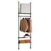 SoBuy Modular ντουλάπα Cabinet Ρυθμιζόμενη ντουλάπα Black KLS07-SCH