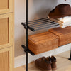 SoBuy Modular ντουλάπα Cabinet Ρυθμιζόμενη ντουλάπα Black KLS07-SCH