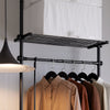 SoBuy Modular ντουλάπα Cabinet Ρυθμιζόμενη ντουλάπα Black KLS07-SCH