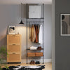 SoBuy Modular ντουλάπα Cabinet Ρυθμιζόμενη ντουλάπα Black KLS07-SCH
