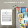 SoBuy Βιβλιοπωλείο Montessorian για παιδιά Shepherds Holder φέρνει παιδικό βιβλιοπωλείο White KMB32-W